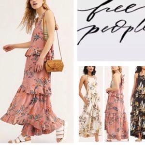 Free People Anita Pink Maxi Dress